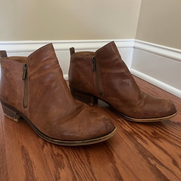 Lucky Brand Shoes - Lucky Brand Booties Leather Size 10